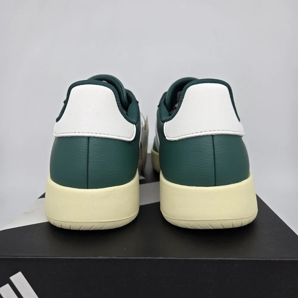 New adidas Barreda Lifestyle Collegiate Green Core White Men's Shoes Size 10.5